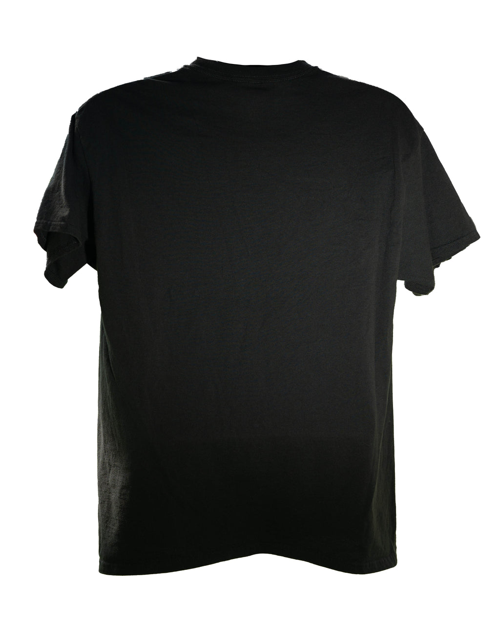 Bleached Tally Mark T-Shirt, Handmade Black Grunge Tee, Reverse Element
