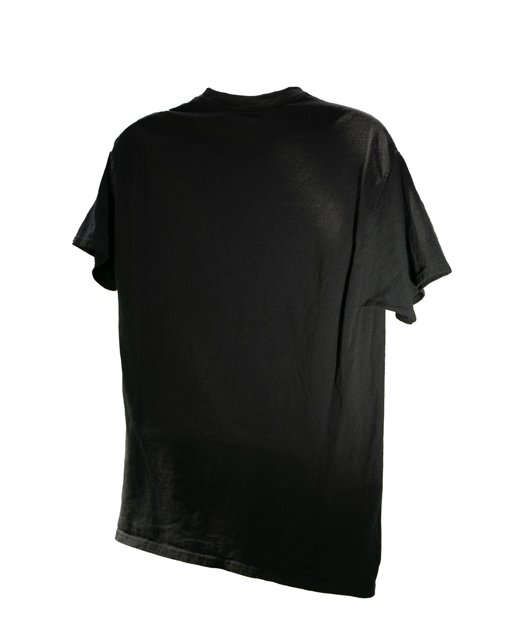 Bleached Tally Mark T-Shirt, Handmade Black Grunge Tee, Reverse Element