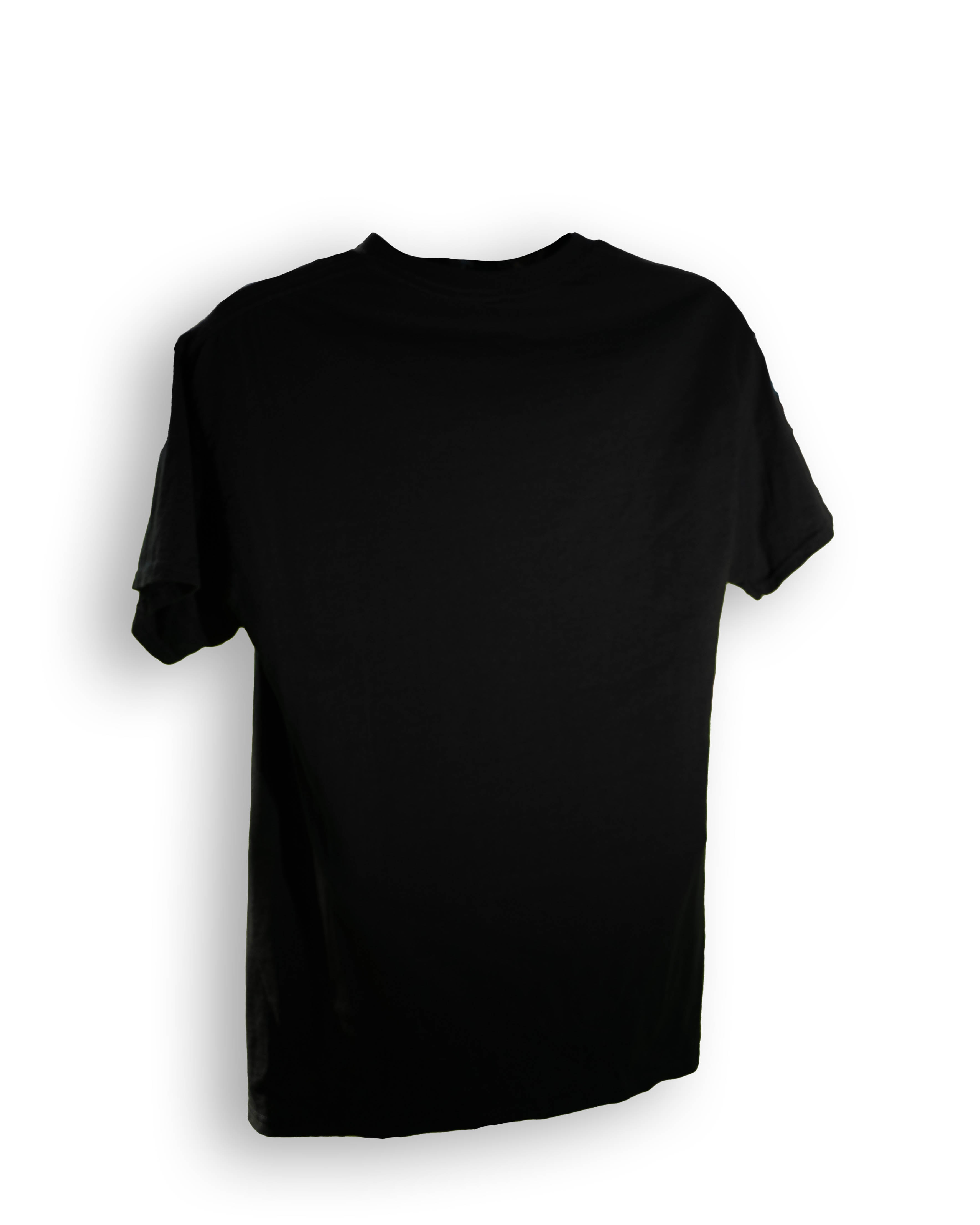 Black Bleached Grid Pattern T-Shirt